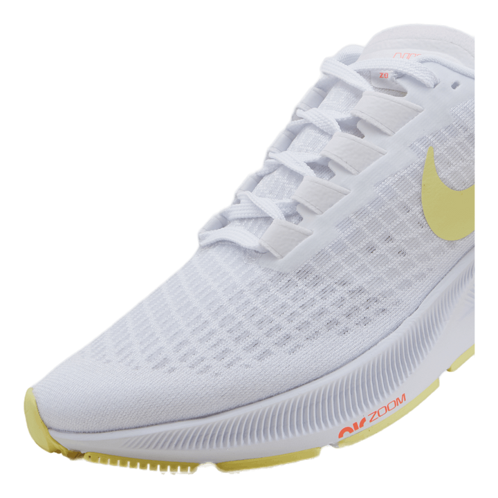 Wmns Air Zoom Pegasus 37 White/lt Zitron-bright Mango