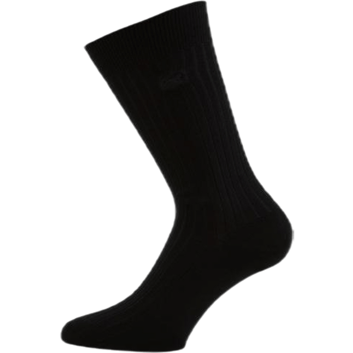 Cotton Crew Socks Black