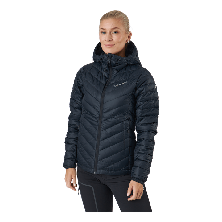 W Frost Down Hood Jacket Black