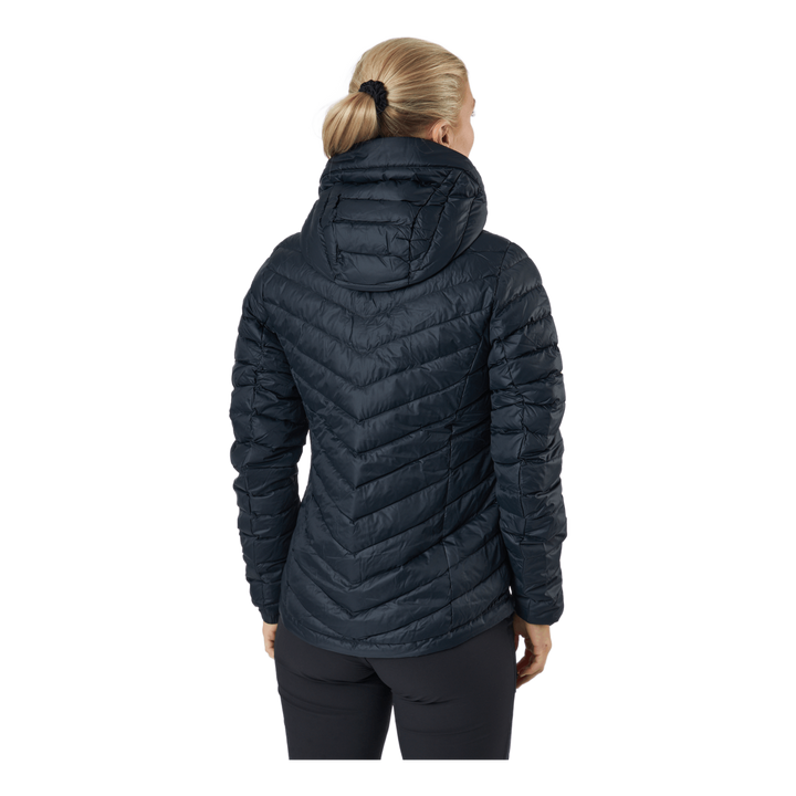 W Frost Down Hood Jacket Black