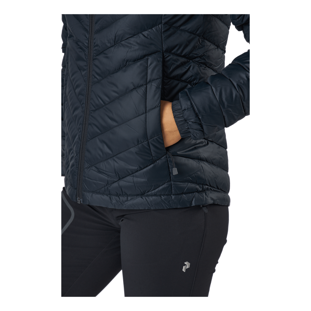 W Frost Down Hood Jacket Black