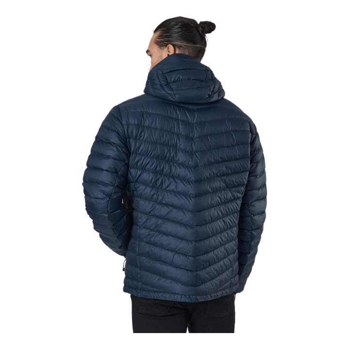 M Frost Down Hood Jacket Blue Shadow