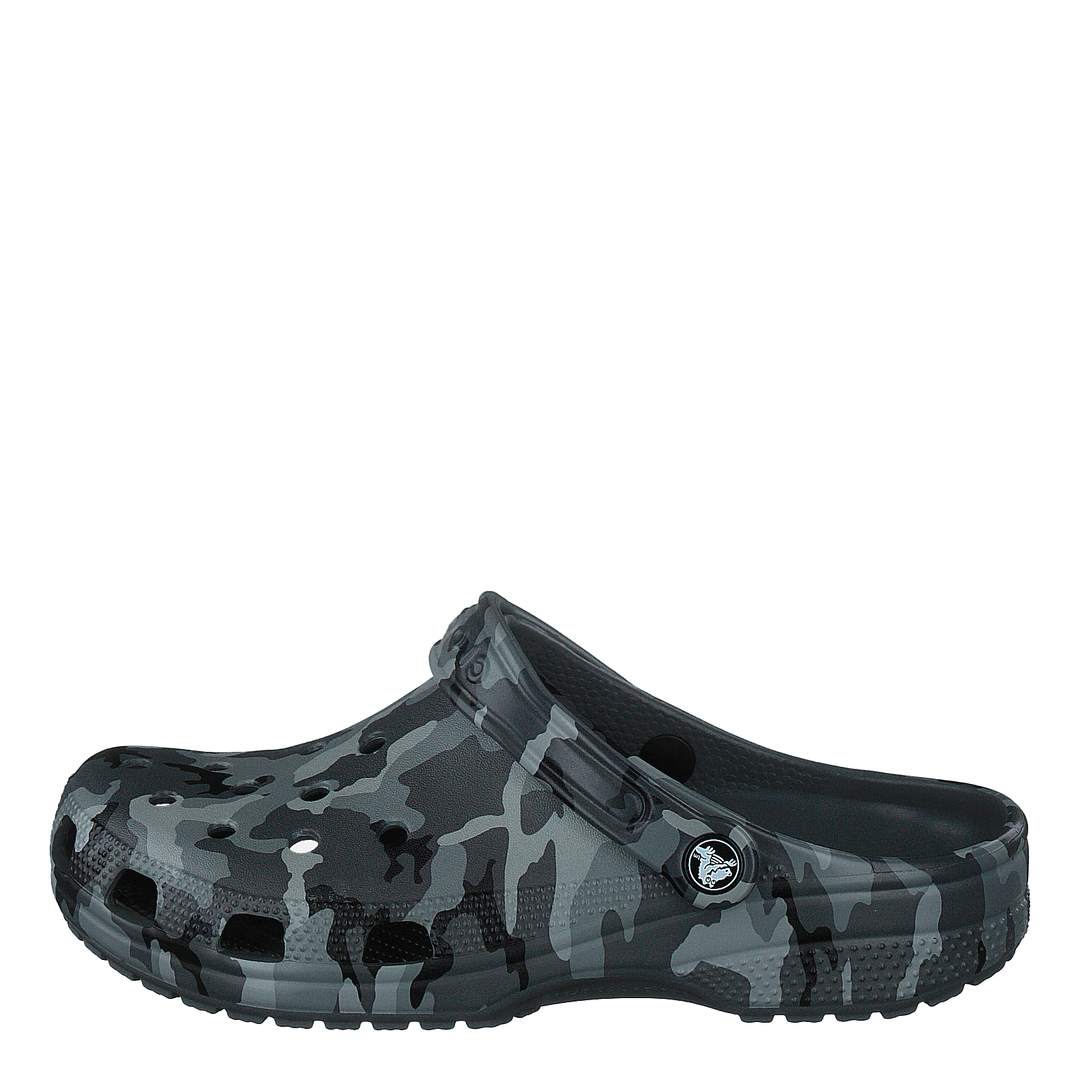 Crocs Classic Printed Camo Clog Slate Grey multi Sportamore