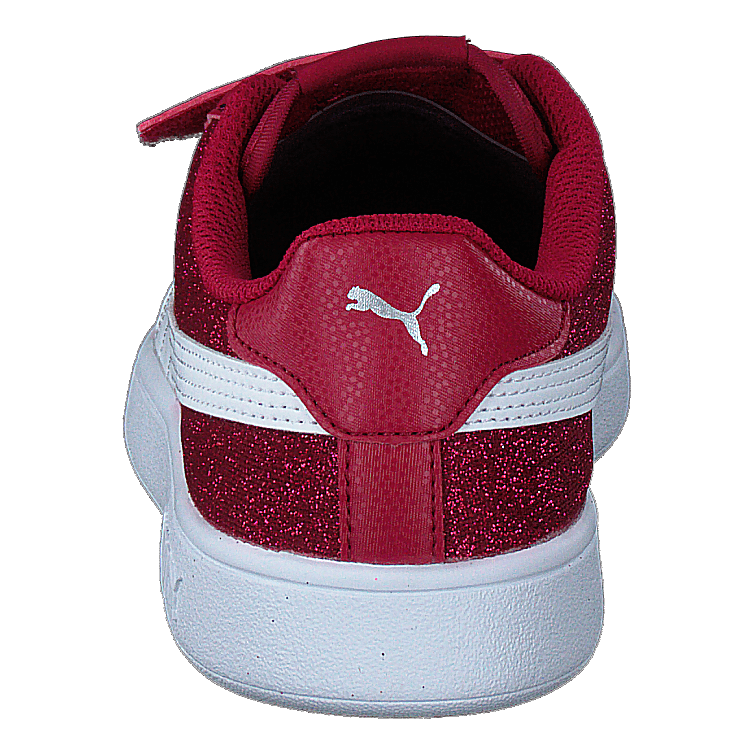 Puma Smash V2 Glitz Glam V Ps Persian Red-puma White