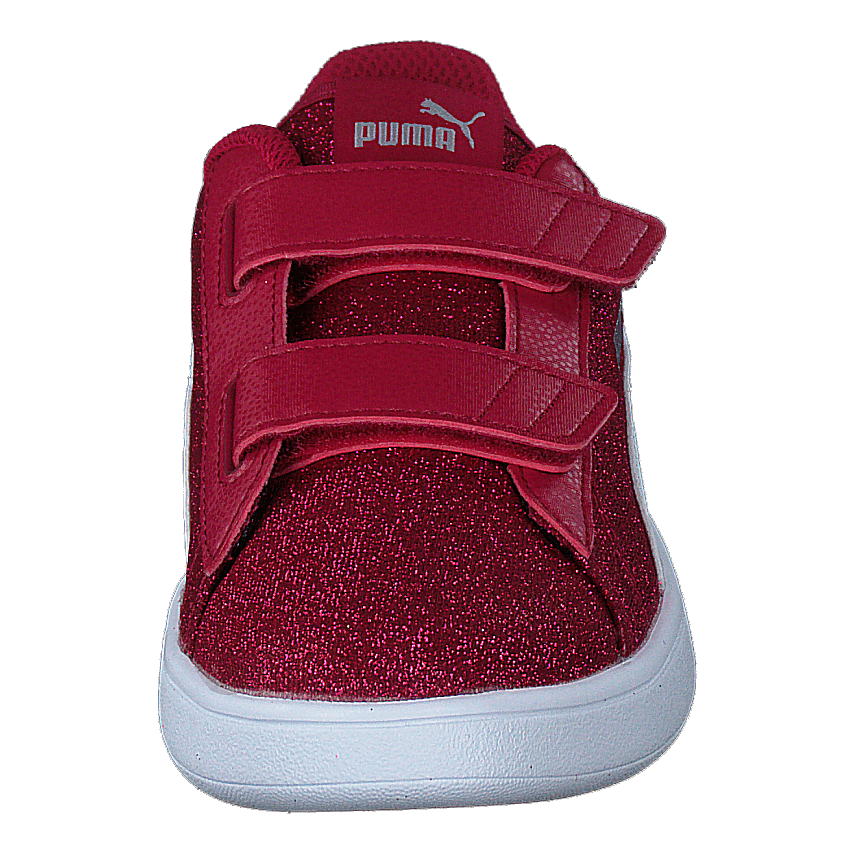 Puma Smash V2 Glitz Glam V Ps Persian Red-puma White