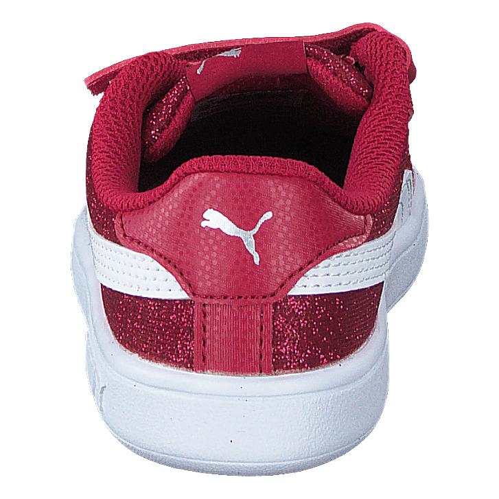 Puma Smash V2 Glitz Glam V Inf Persian Red-puma White