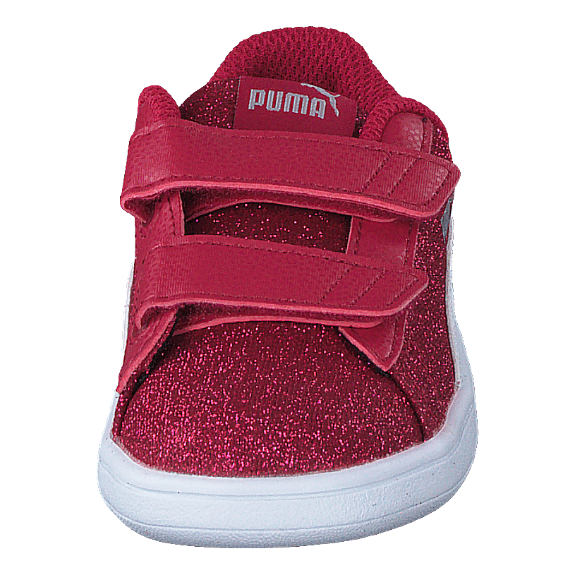 Puma Smash V2 Glitz Glam V Inf Persian Red-puma White