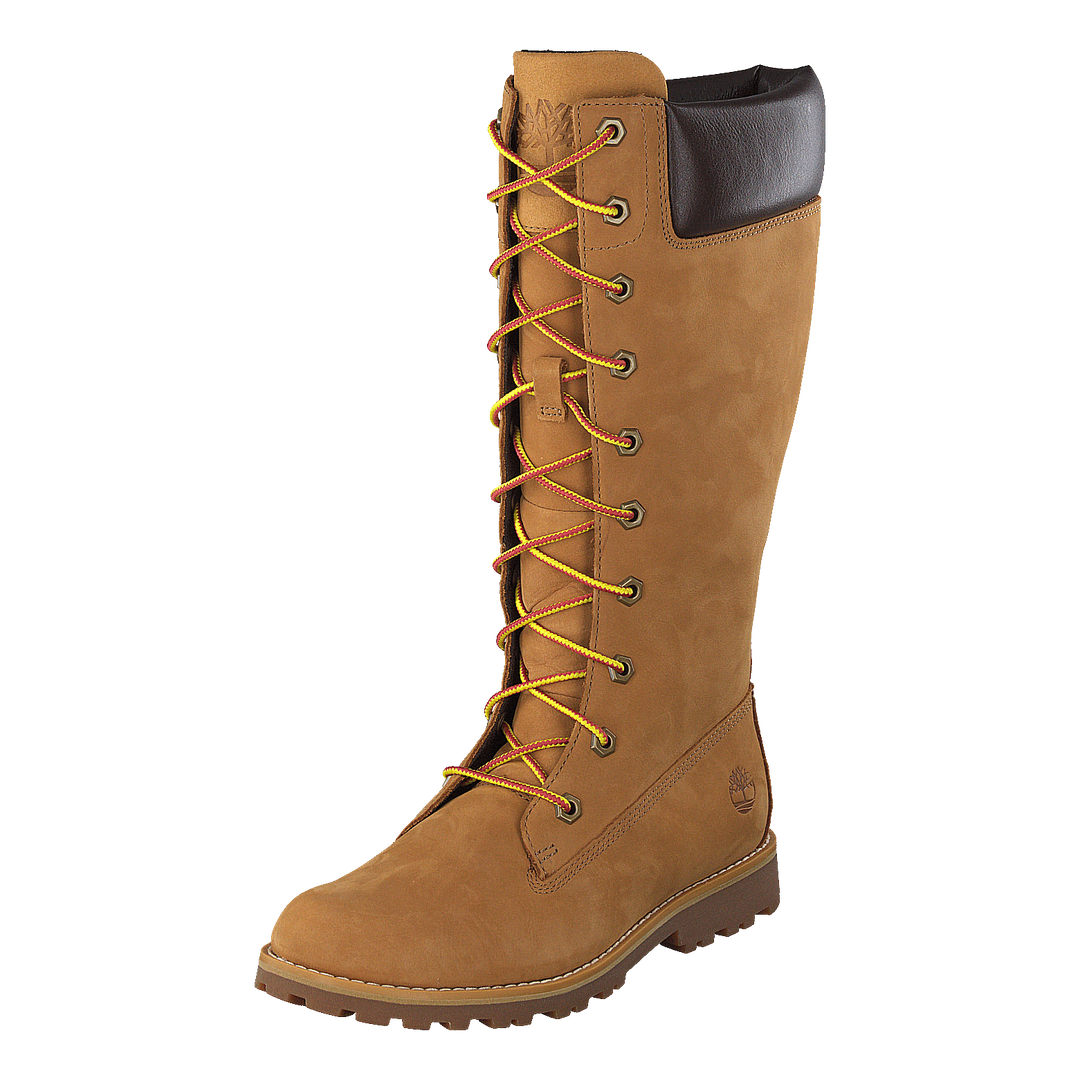 Girls Classic Tall Lace Up Wit Wheat