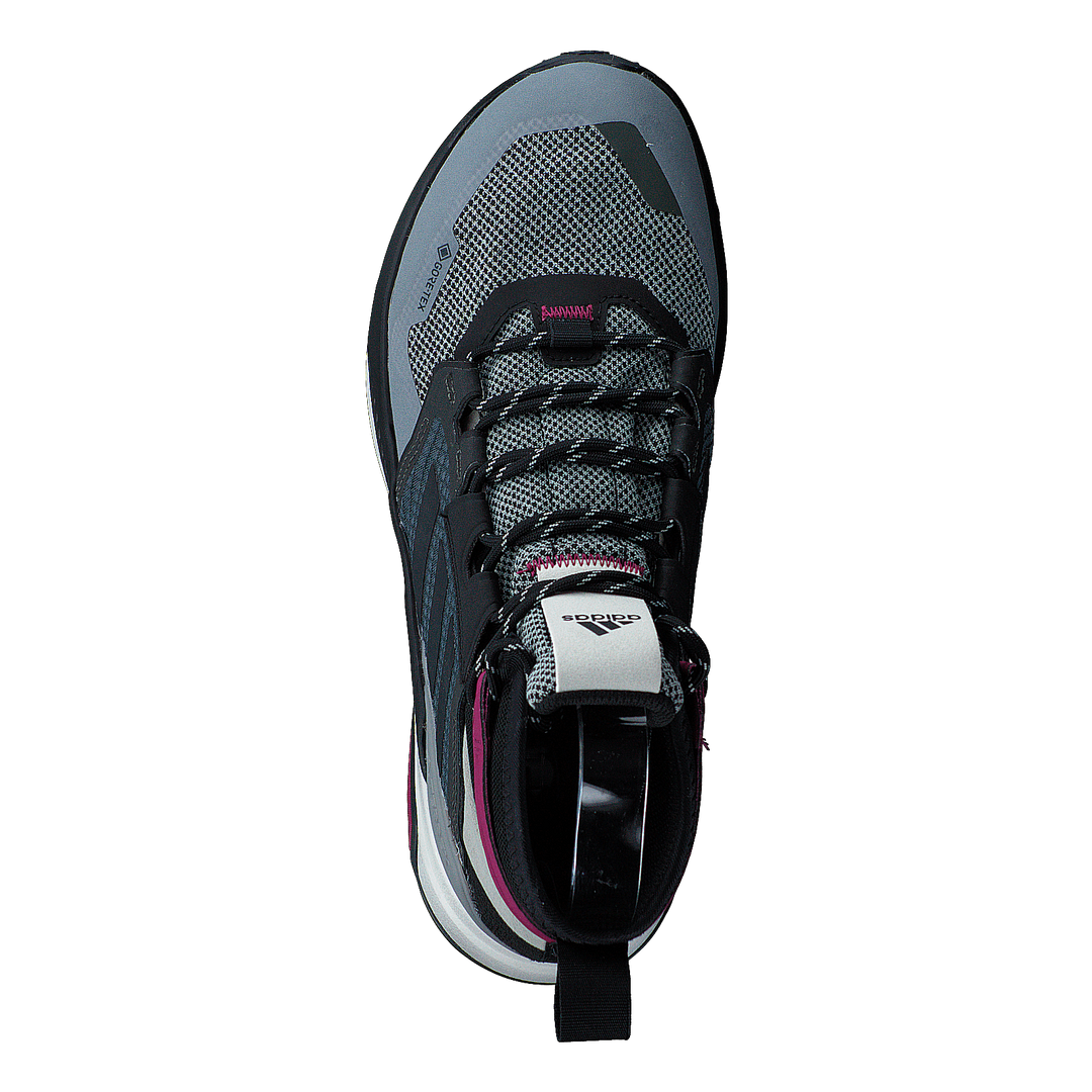 Terrex Trailmaker Mid GORE-TEX Shoes Metal Grey / Core Black / Power Berry