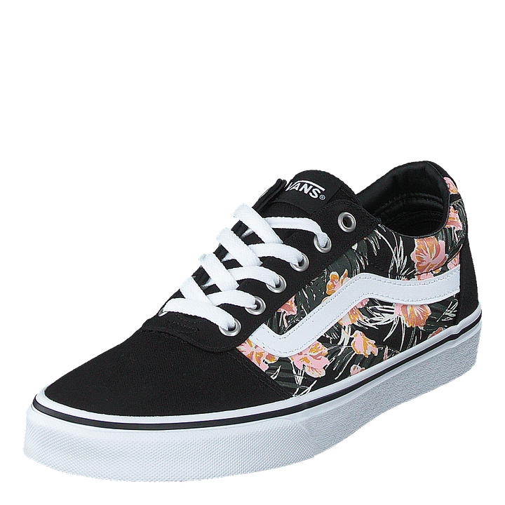 Wm Ward (palm Floral) Black/white