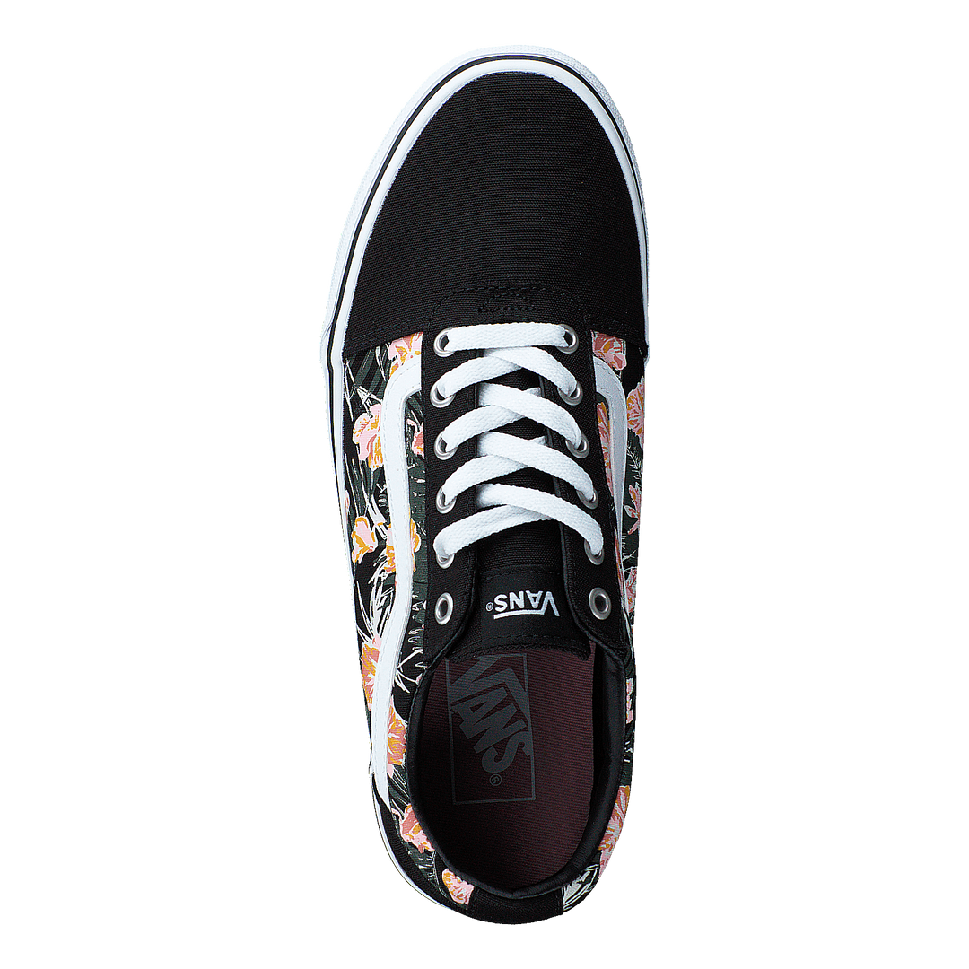 Wm Ward (palm Floral) Black/white