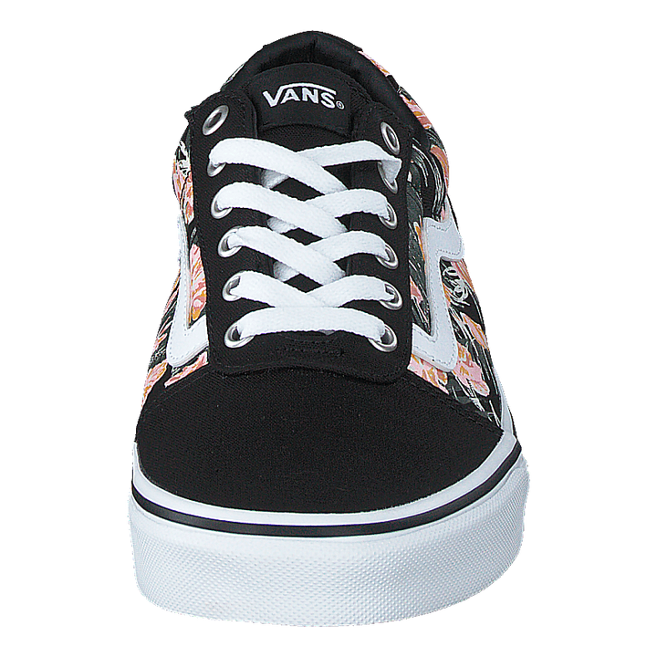 Wm Ward (palm Floral) Black/white