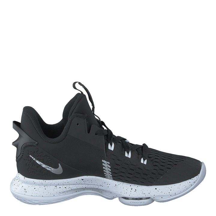 Lebron witness v Black-metallic Silver-white