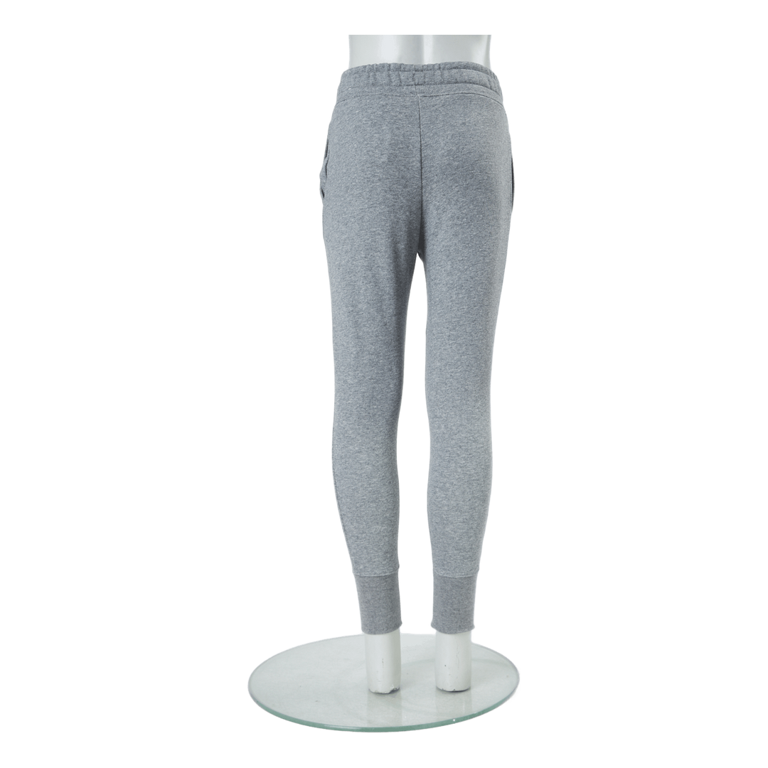 Sportswear Club Big Kids' (Girls') French Terry Pants CARBON HEATHER/WHITE