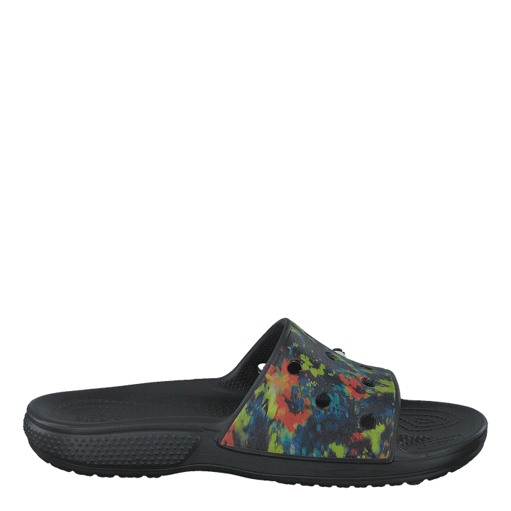 Classic Crocs Tiedye Grphc Sld Multi/black