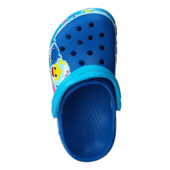 Crocsflbaby Shark Band Clog T Bright Cobalt