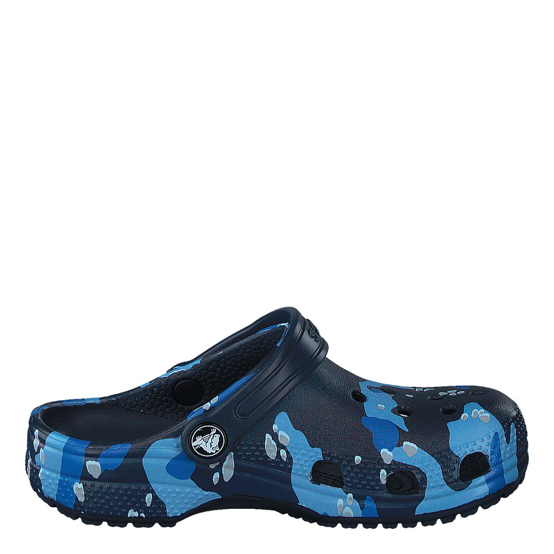 Classic Camo Clog K Navy/multi