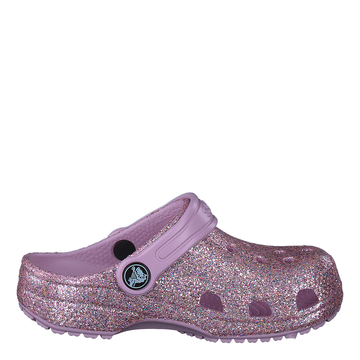 Classic Glitter Clog T White/rainbow