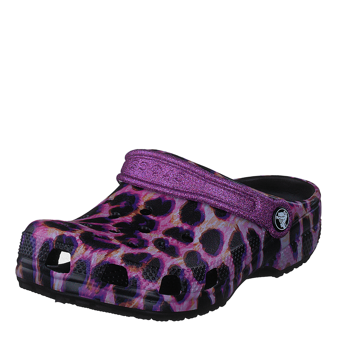 Classic Animal Print Clog K Papaya/leopard