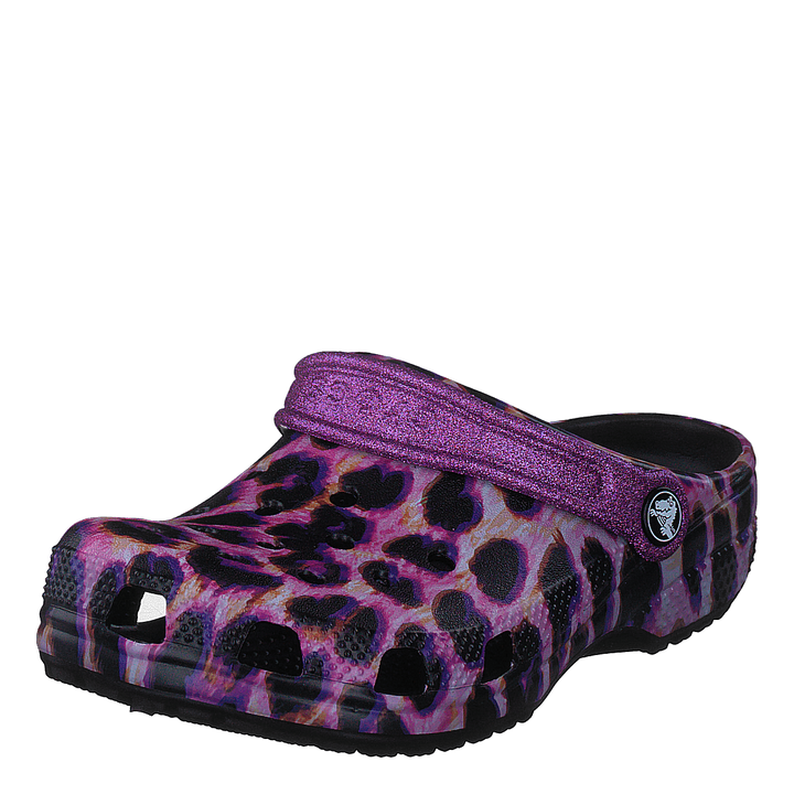 Classic Animal Print Clog K Papaya/leopard