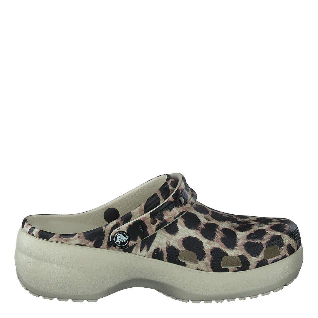 Clscplatformanimalremixclogw Bone/leopard