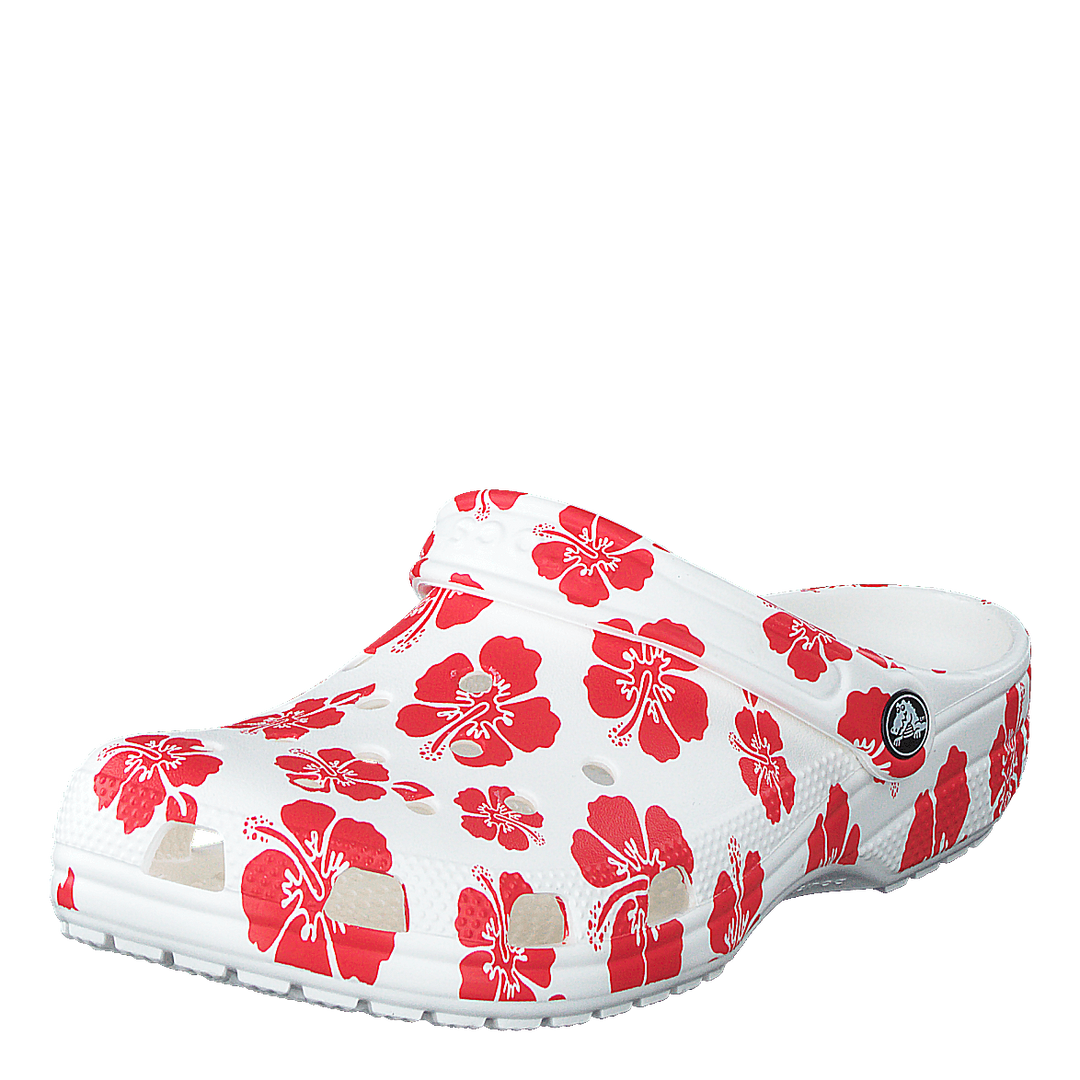 Classic Retro Resort Clog White/flame