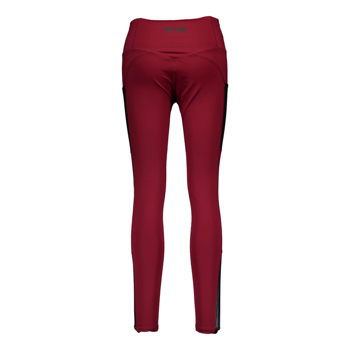 Mesh Pocket Leggings Dark Burgundy