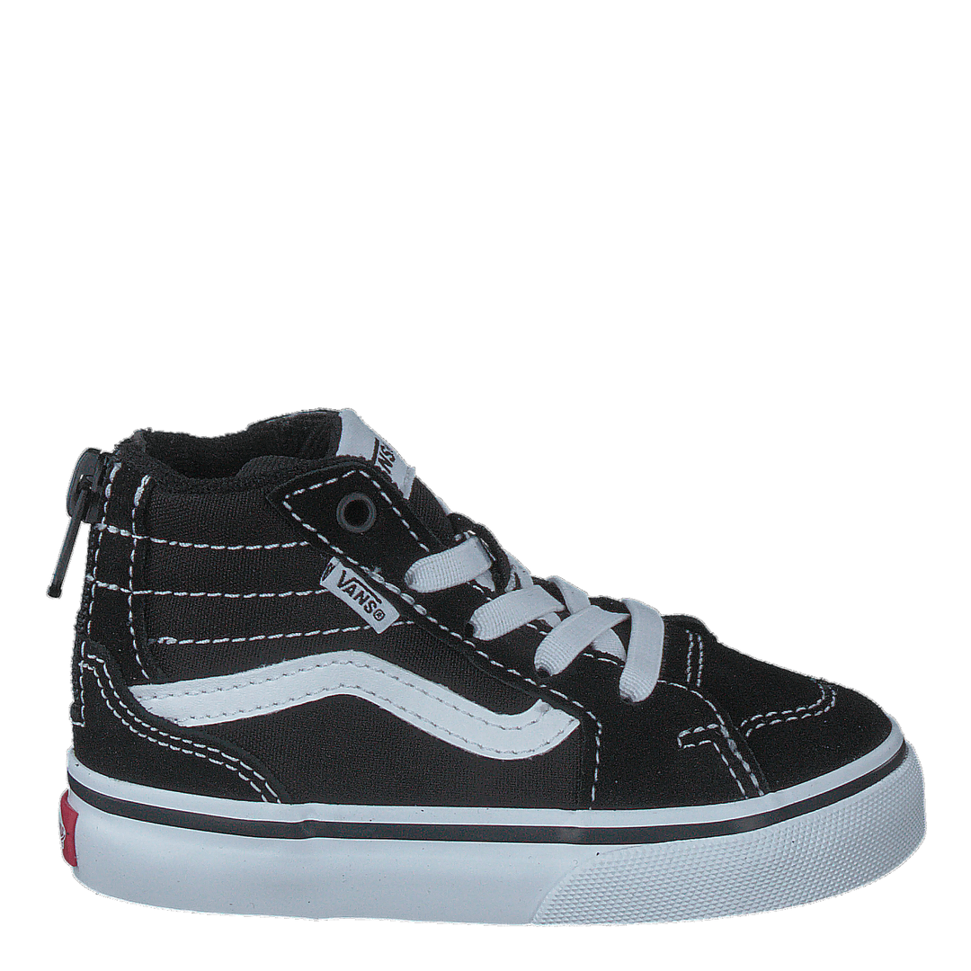 Td Filmore Hi Zip (suede/canvas) Black/white