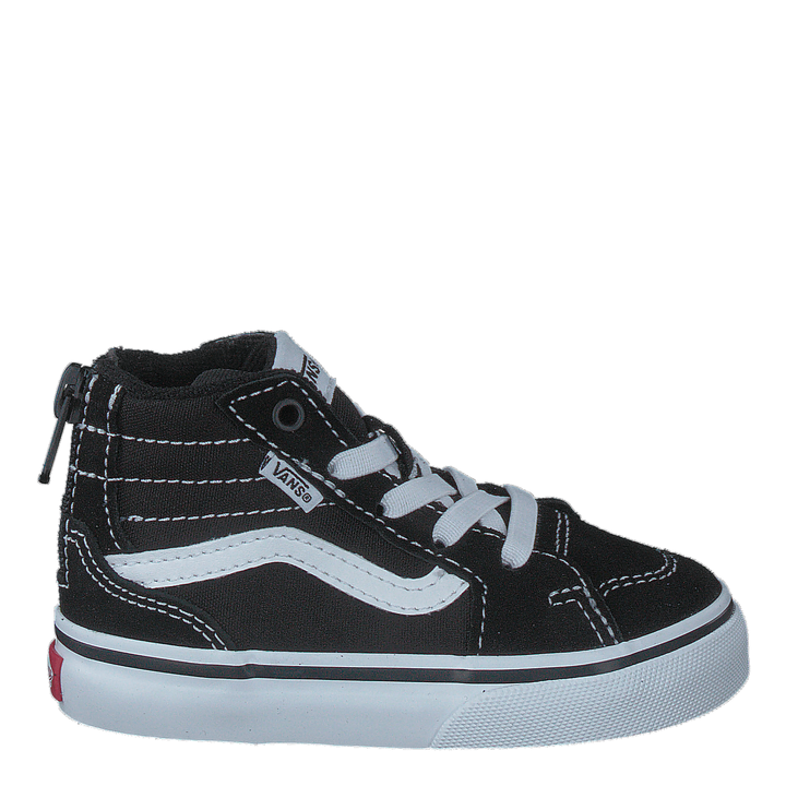 Td Filmore Hi Zip (suede/canvas) Black/white