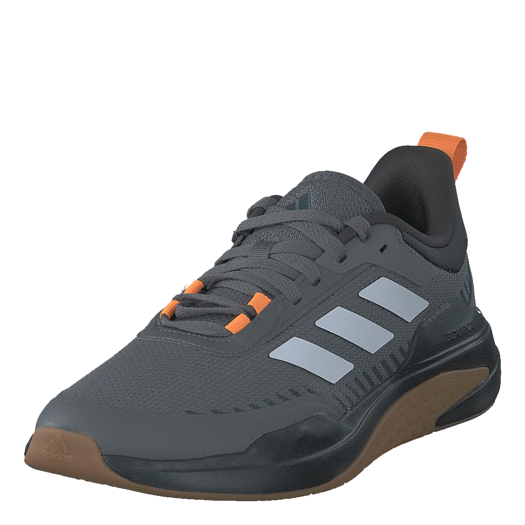 Trainer V Shoes Grey Four / Cloud White / Orange Rush