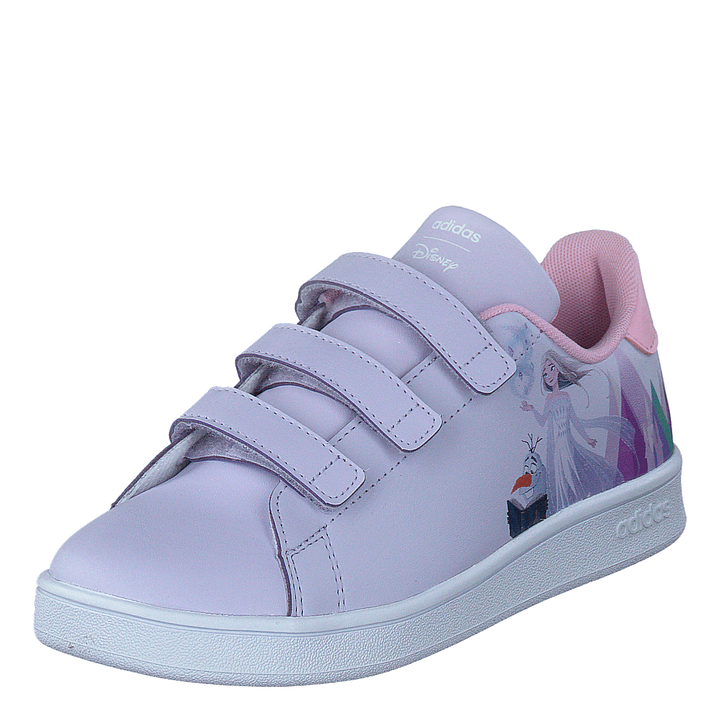 adidas x Disney Frozen Anna and Elsa Advantage Shoes Purple Tint / True Pink / Cloud White