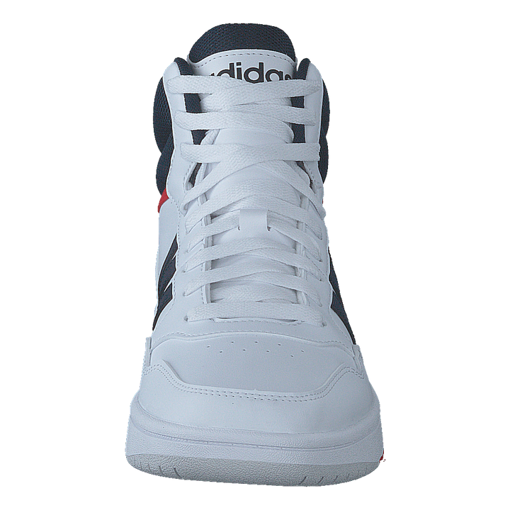 Hoops 3.0 Mid Classic Vintage Shoes Cloud White / Legend Ink / Vivid Red