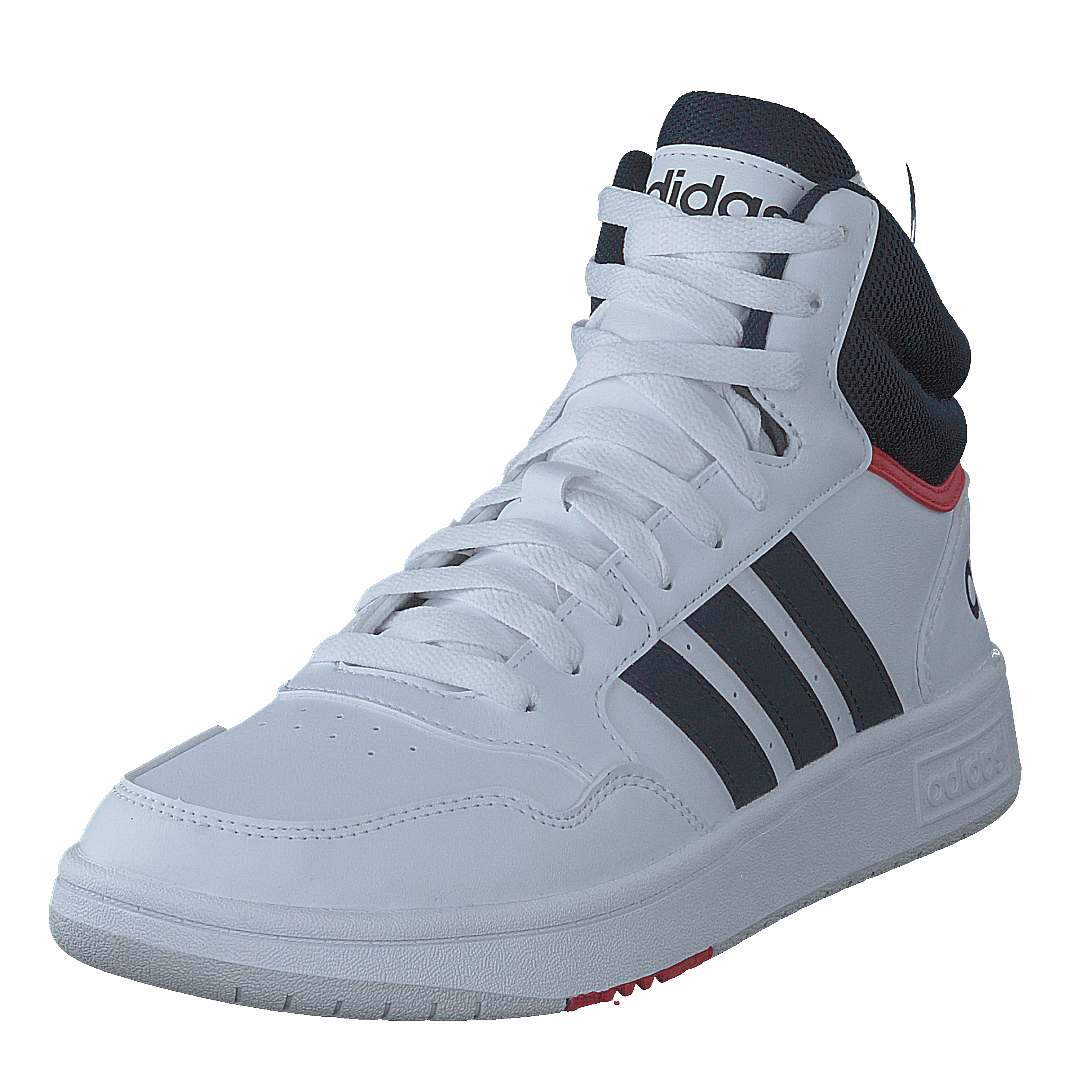 Hoops 3.0 Mid Classic Vintage Shoes Cloud White / Legend Ink / Vivid Red