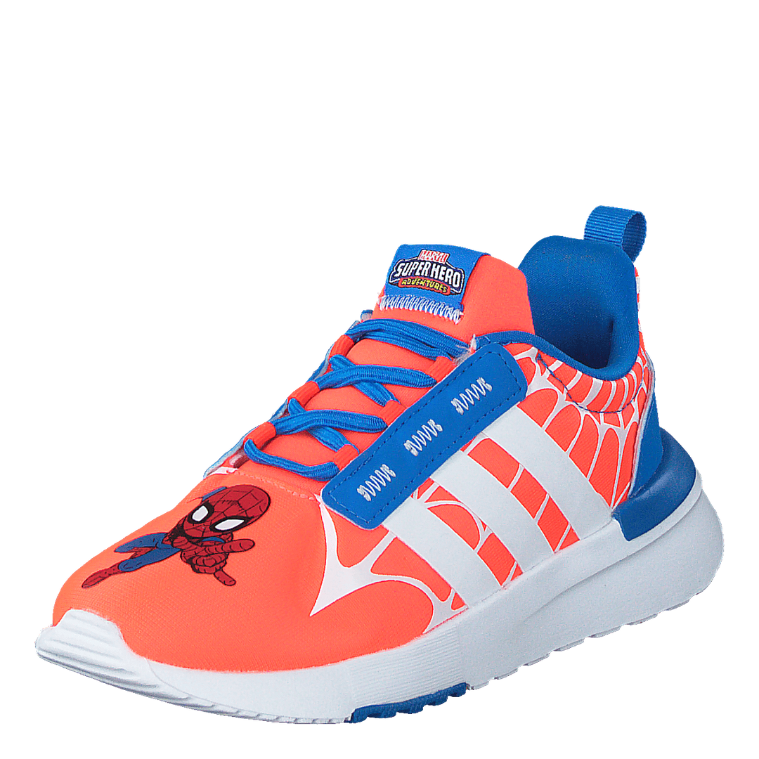 adidas x Marvel Super Hero Adventures Spider-Man Racer TR21 Shoes Solar Red / Cloud White / Blue Rush