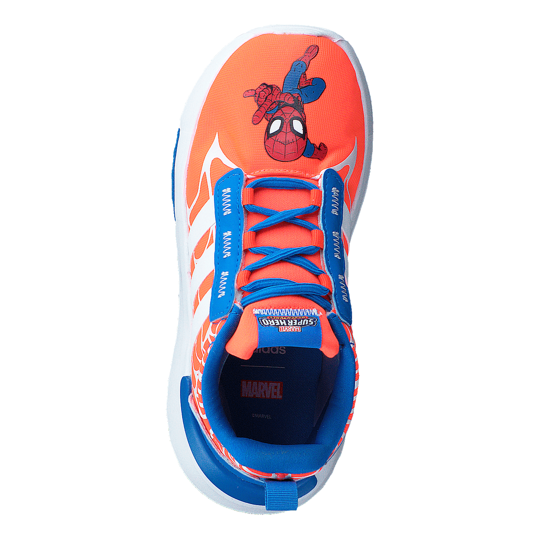 adidas x Marvel Super Hero Adventures Spider-Man Racer TR21 Shoes Solar Red / Cloud White / Blue Rush