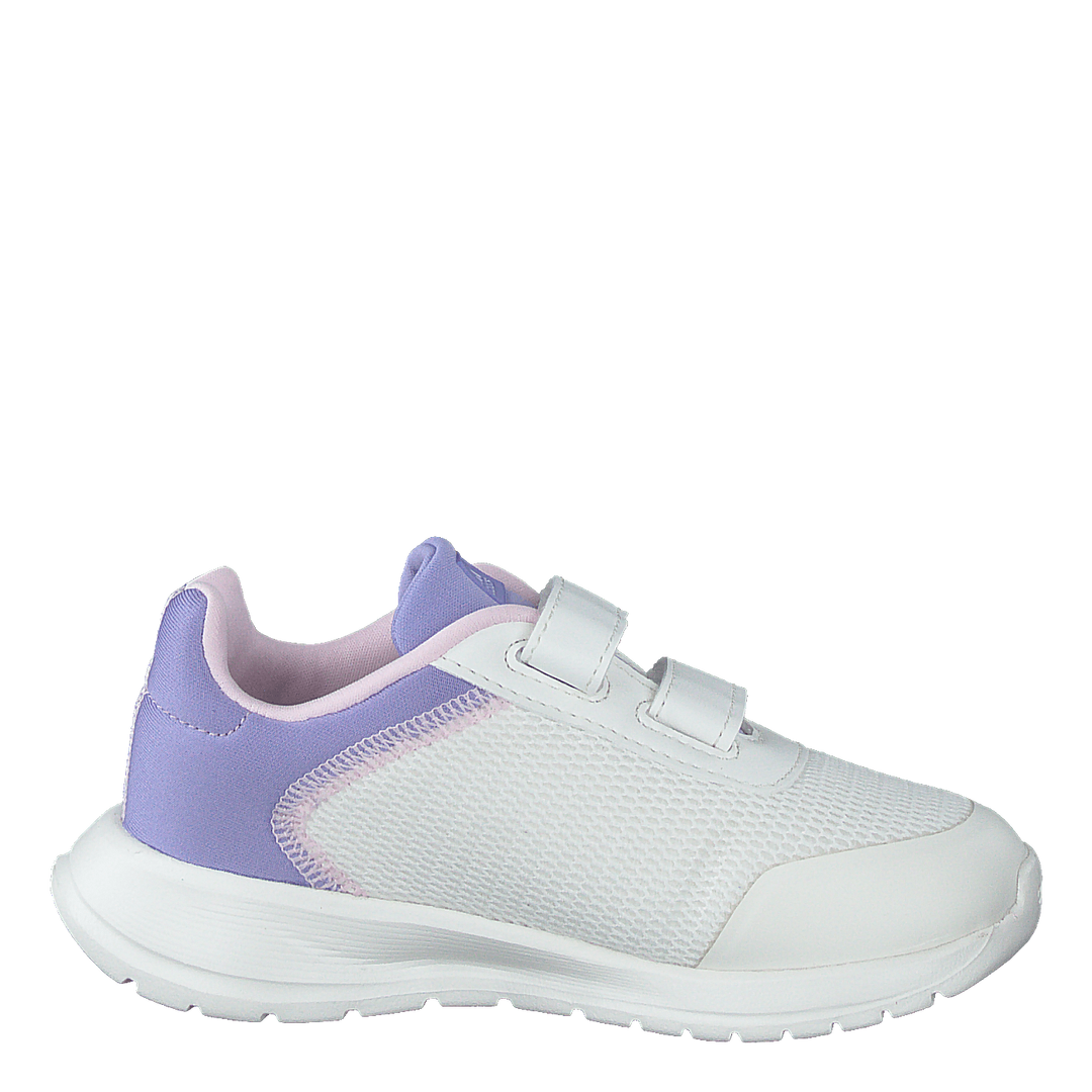 Tensaur Run Shoes Core White / Light Purple / Clear Pink