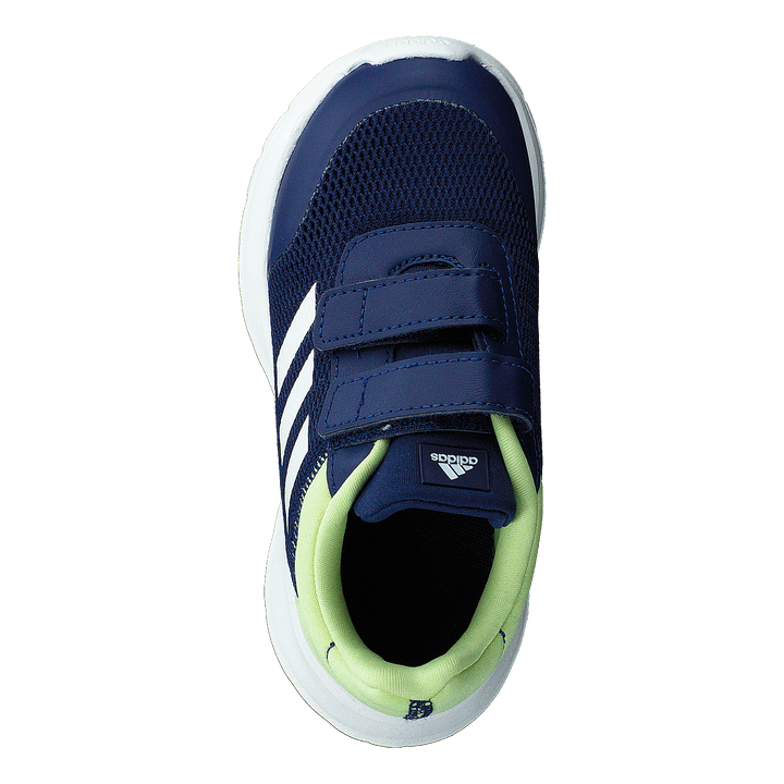 Tensaur Run Shoes Dark Blue / Core White / Pulse Lime