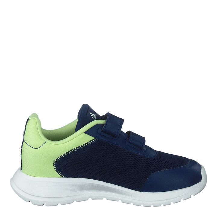 Tensaur Run Shoes Dark Blue / Core White / Pulse Lime