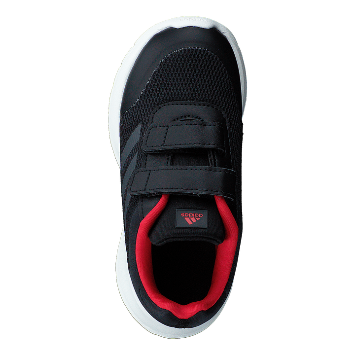 Tensaur Run Shoes Core Black / Grey Six / Vivid Red