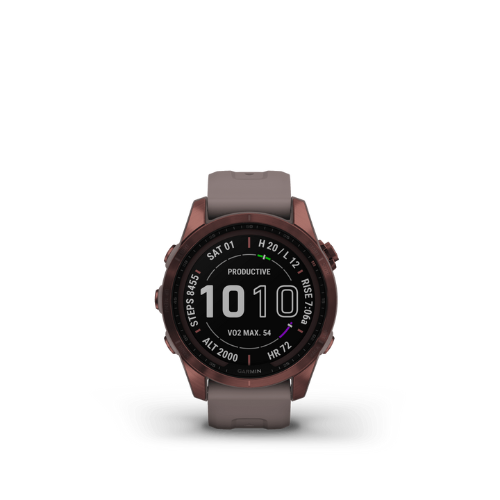 Fenix 7 S Sapphire Solar Dark Bronze Titanium