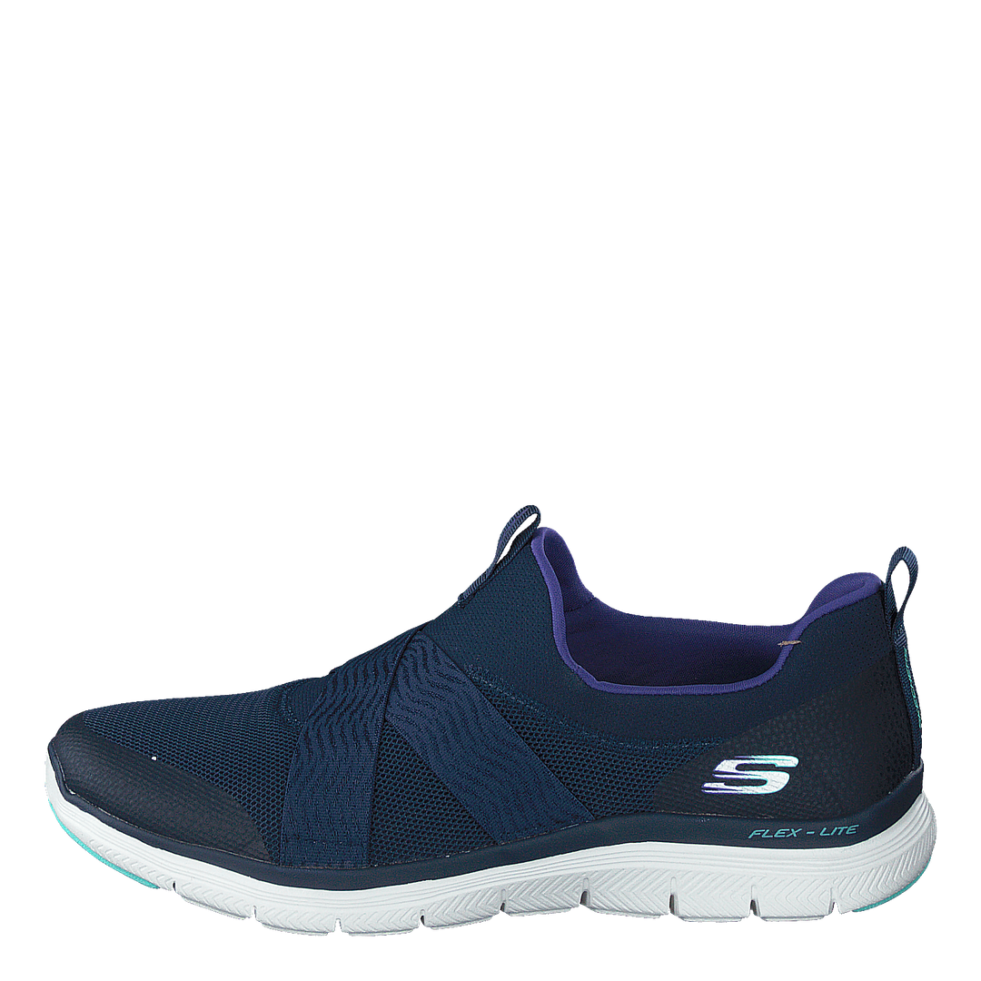 Skechers flex appeal 3.0 finest clearance hour slip-on sneaker - women's
