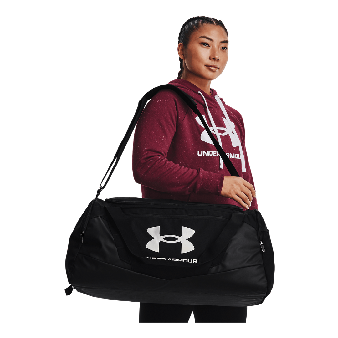 Ua Undeniable 5.0 Duffle Md Black / Black / Metallic Silve