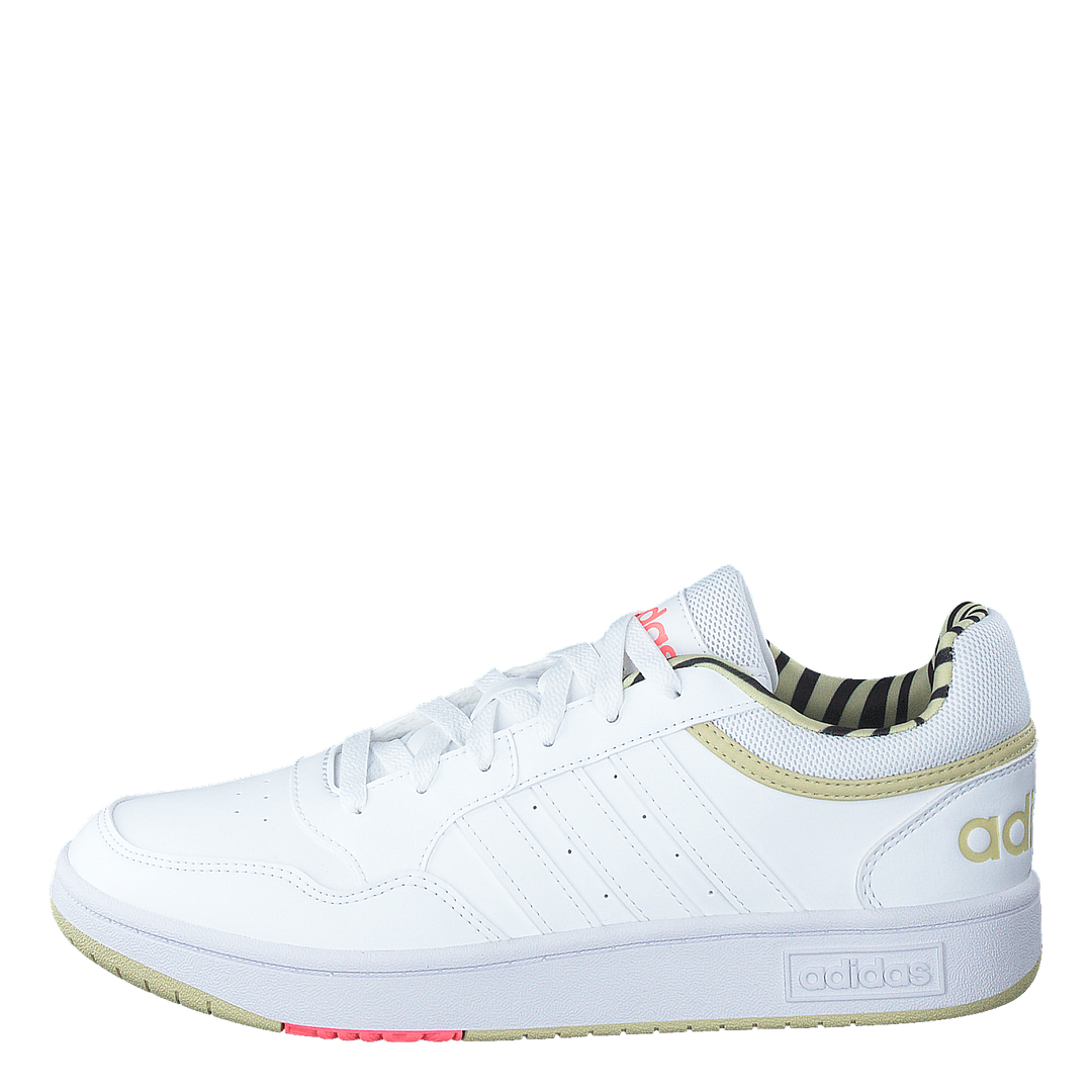 Hoops 3.0 Lifestyle Basketball Low Classic Shoes Cloud White / Cloud White / Sandy Beige