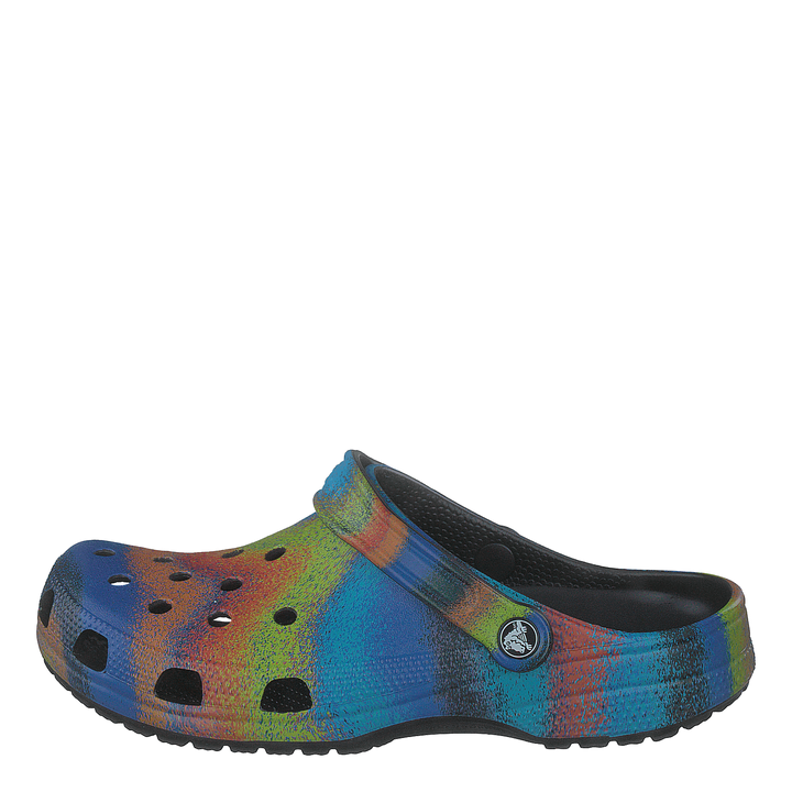 Classic Spray Dye Clog Black/multi