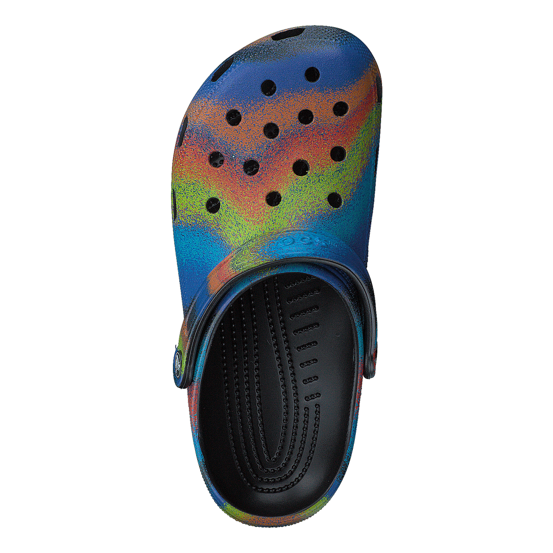 Classic Spray Dye Clog Black/multi