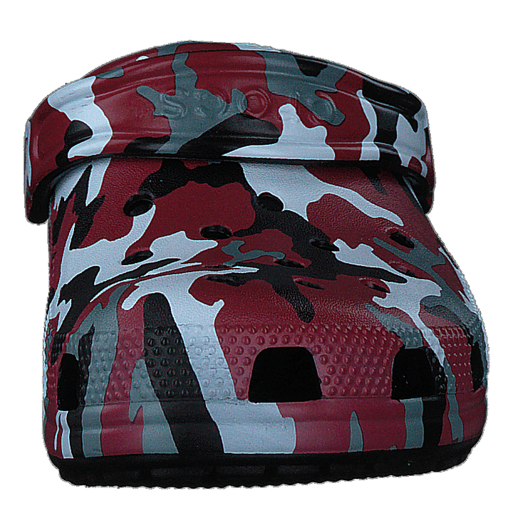 Classic Camo Clog K Black/red