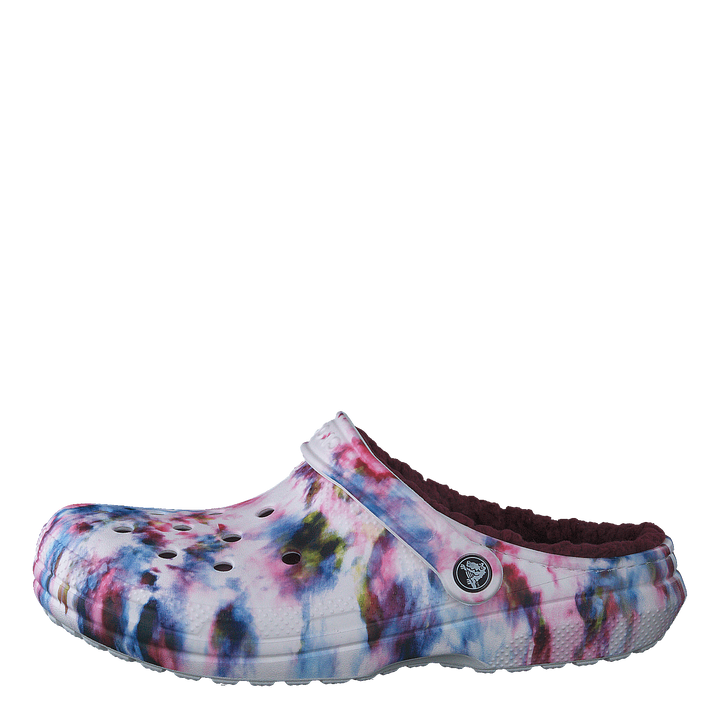 Classic Lined Tie Dye Clog Garnet/multi