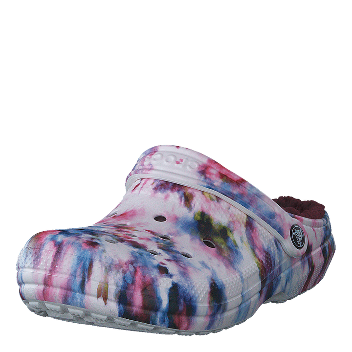 Classic Lined Tie Dye Clog Garnet/multi