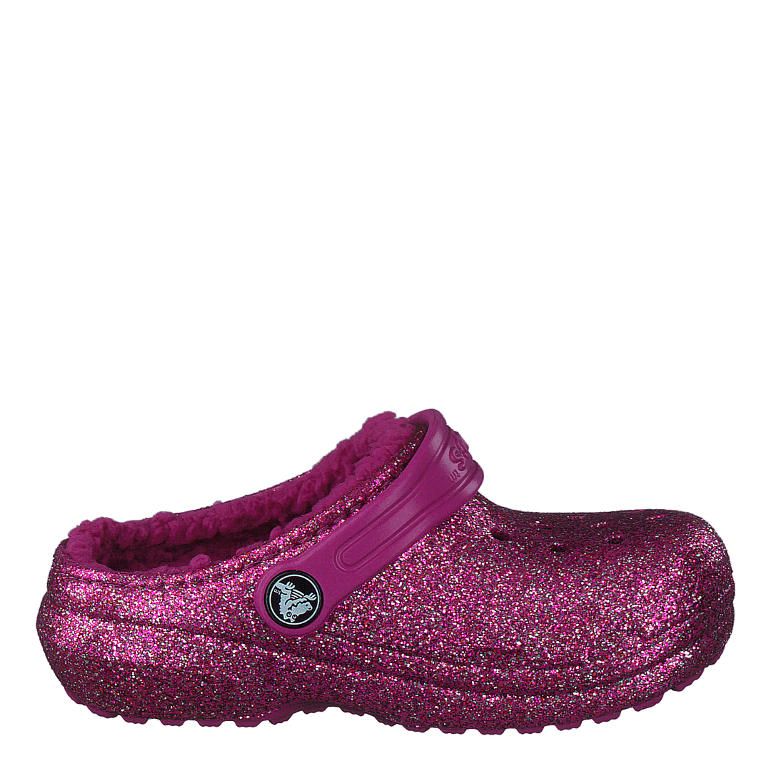 Classic Lined Glitter Clog T Fuchsia Fun/multi