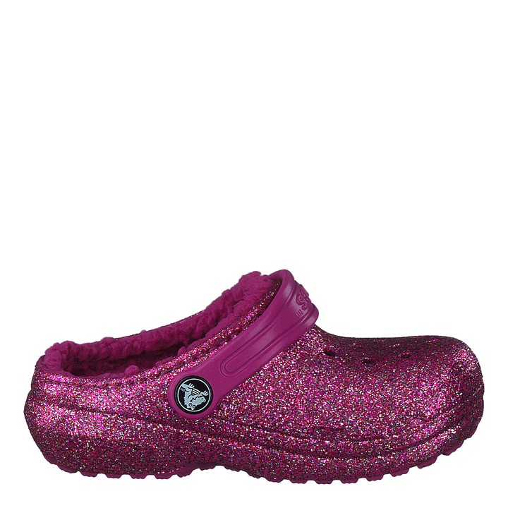 Classic Lined Glitter Clog T Fuchsia Fun/multi